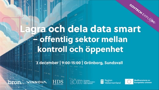 Lagra och dela data smart - event Sundsvall 3dec